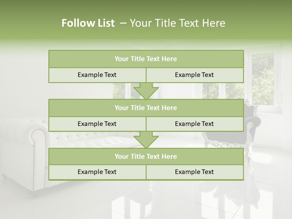 Antique Furnished Tiled PowerPoint Template