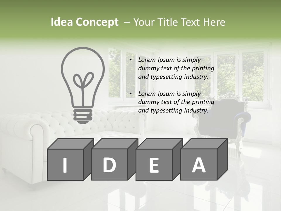 Antique Furnished Tiled PowerPoint Template
