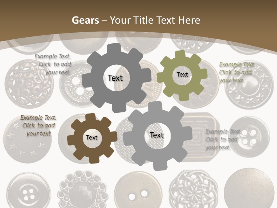 Many Sew Dressmaking PowerPoint Template