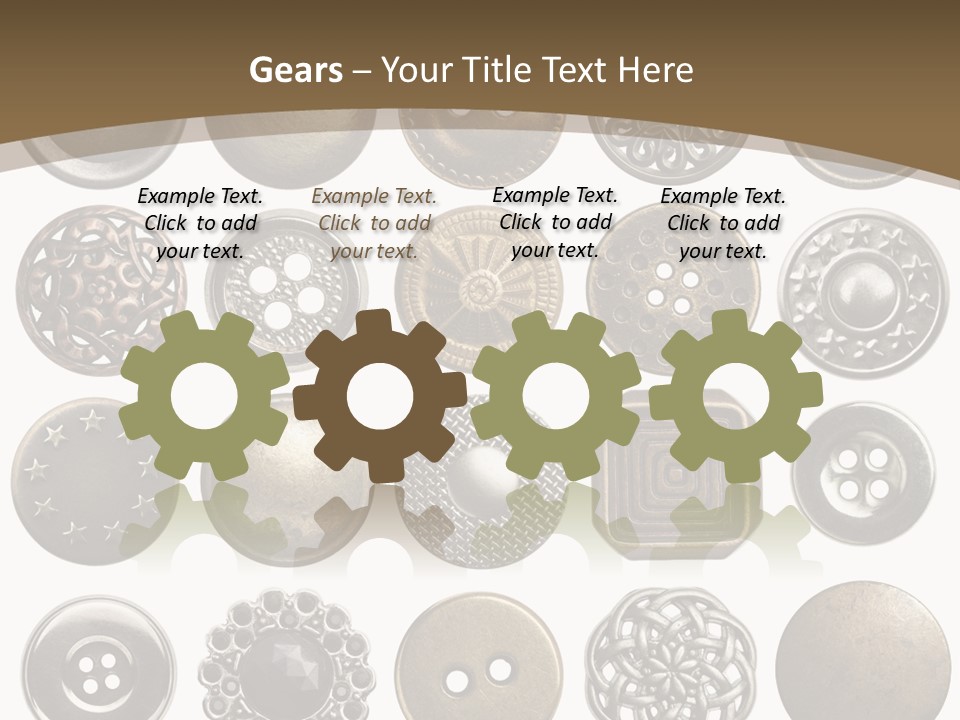 Many Sew Dressmaking PowerPoint Template