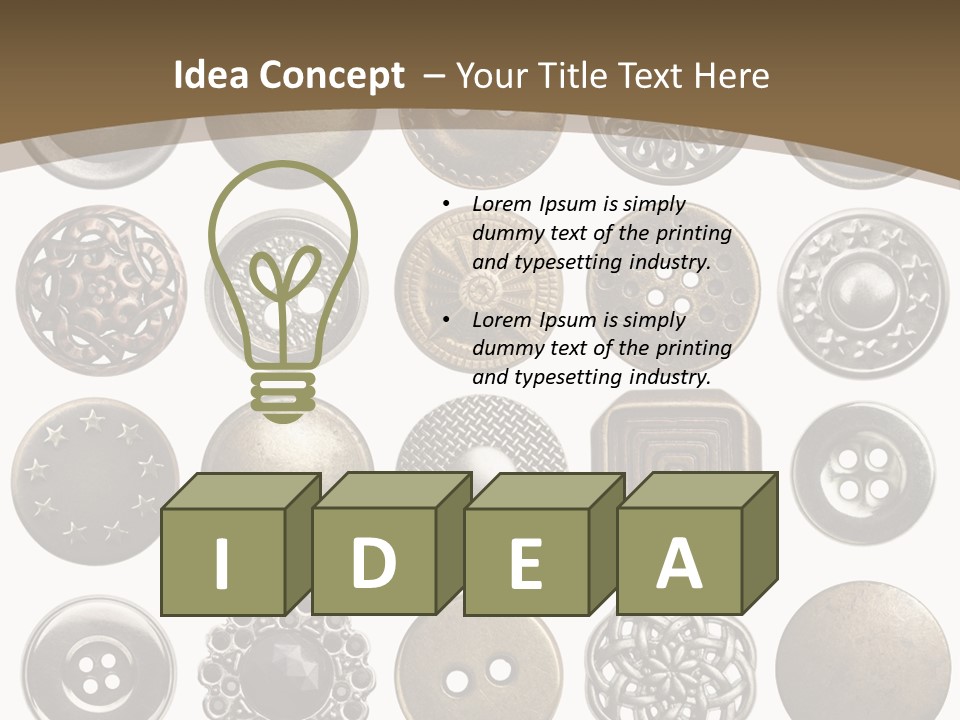 Many Sew Dressmaking PowerPoint Template