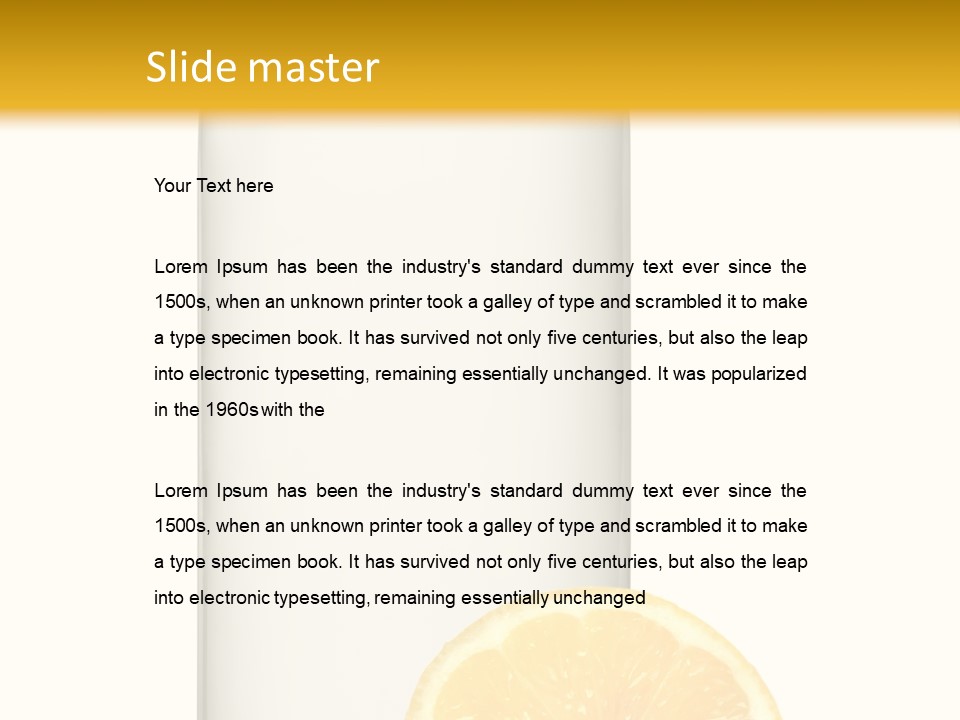 Vodka White Background Studio Shot PowerPoint Template