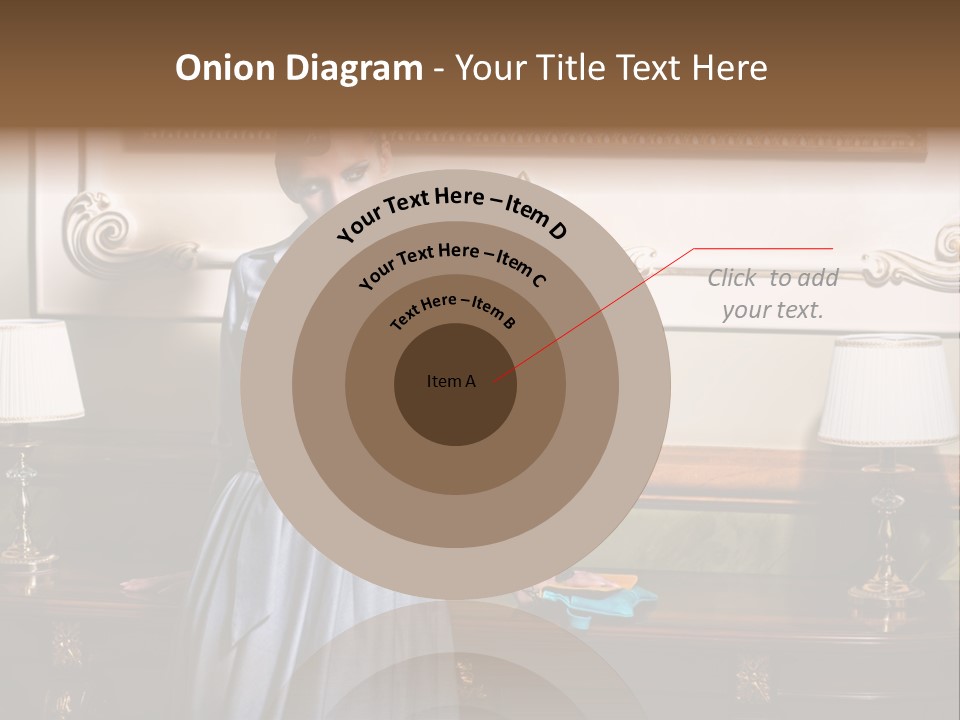 Lady Woman Standing PowerPoint Template