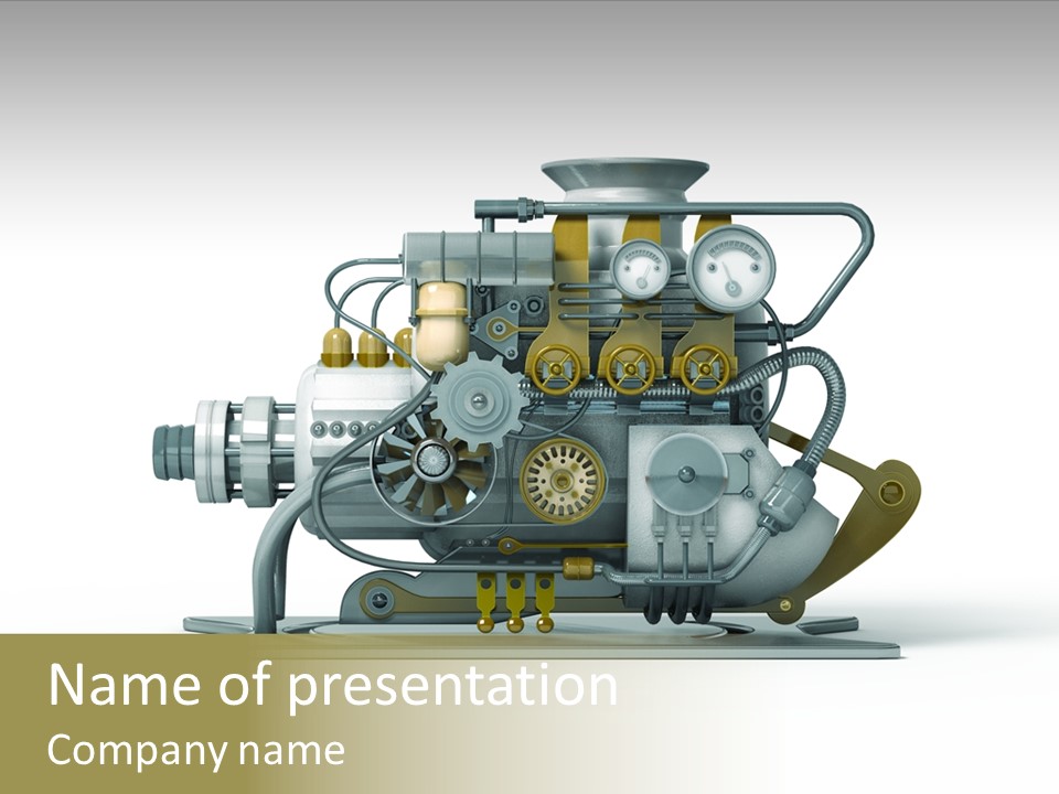 Pattern Steam Generation PowerPoint Template