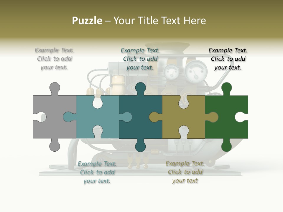 Pattern Steam Generation PowerPoint Template