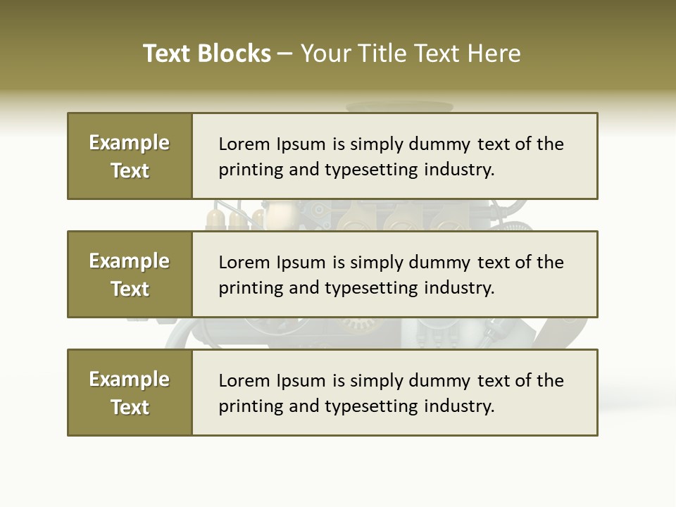 Pattern Steam Generation PowerPoint Template