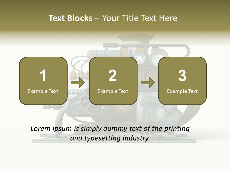 Pattern Steam Generation PowerPoint Template