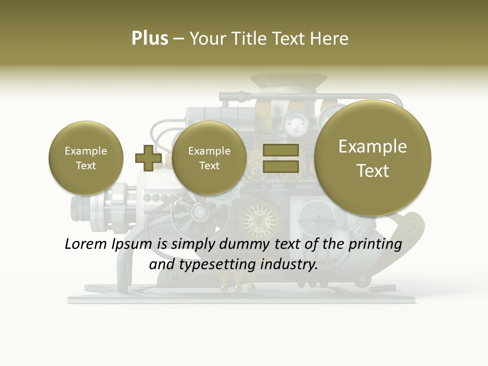Pattern Steam Generation PowerPoint Template