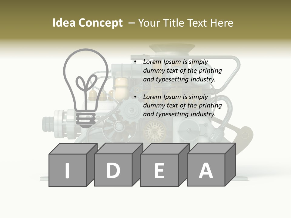 Pattern Steam Generation PowerPoint Template