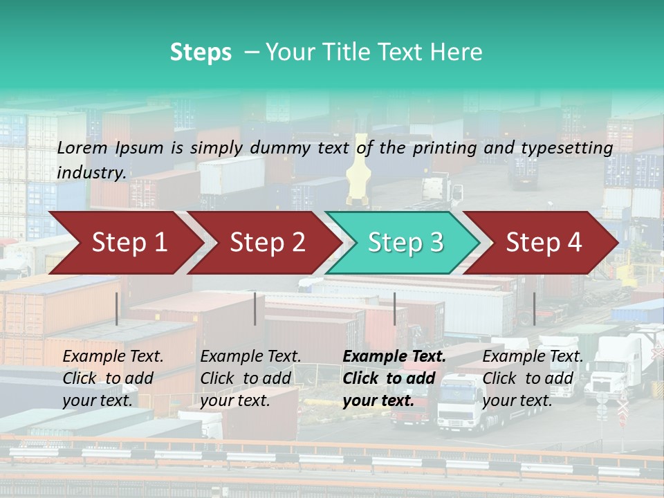 Depository Car Business PowerPoint Template