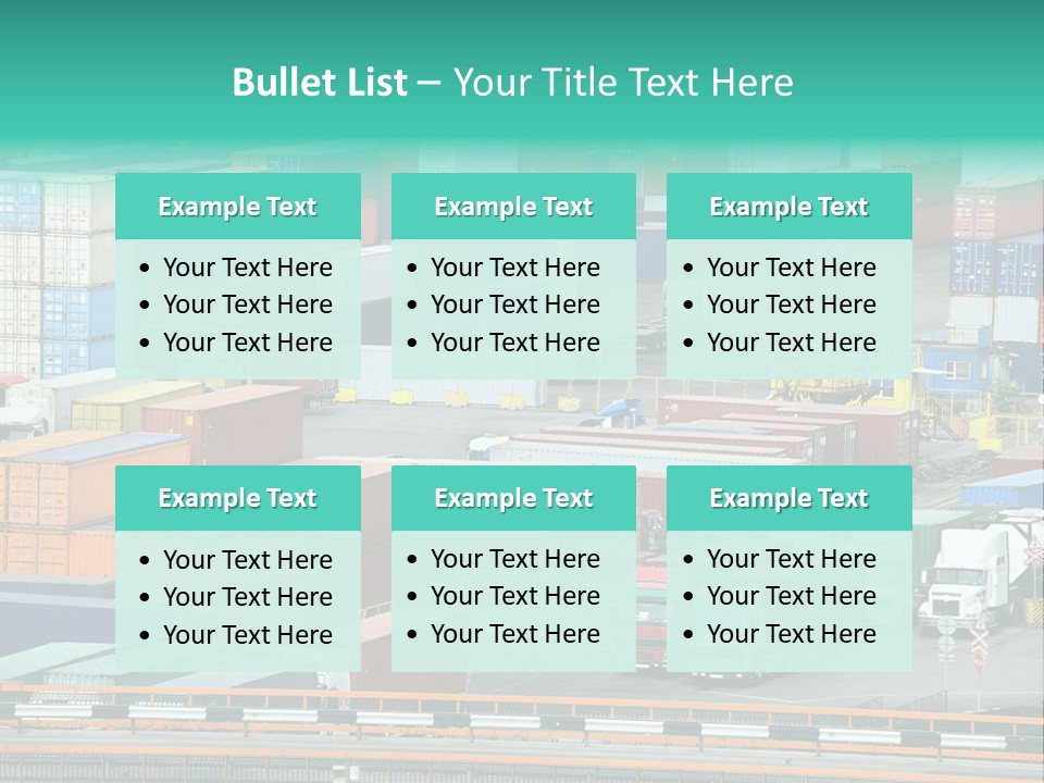 Depository Car Business PowerPoint Template