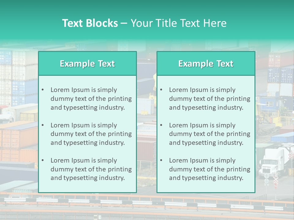 Depository Car Business PowerPoint Template