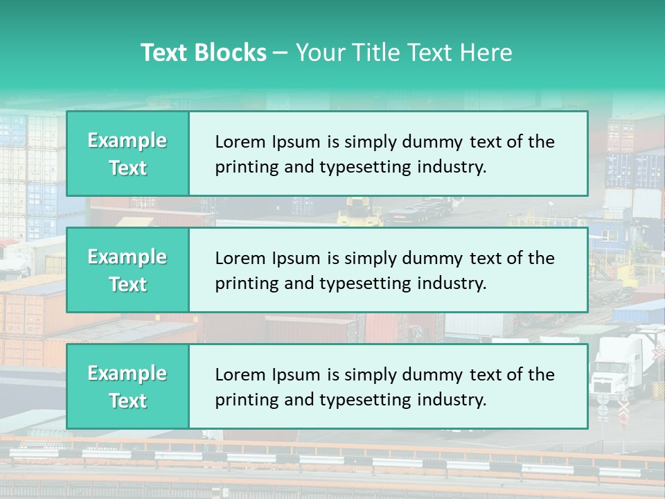 Depository Car Business PowerPoint Template