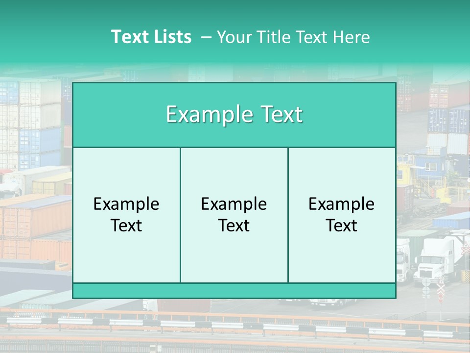 Depository Car Business PowerPoint Template