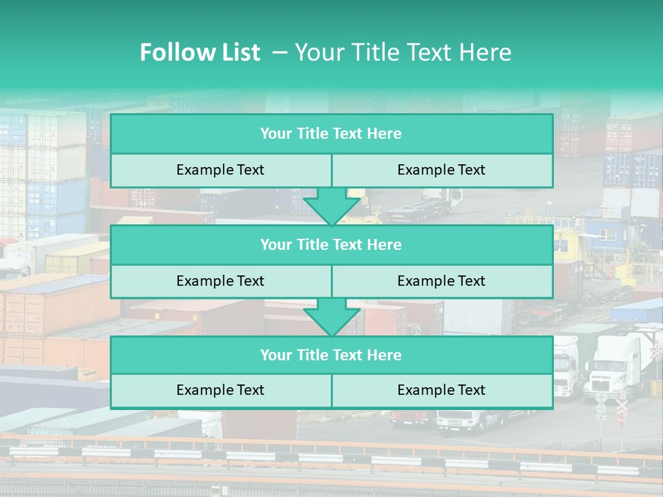 Depository Car Business PowerPoint Template