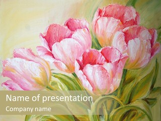 Illustration Paint Nobody PowerPoint Template