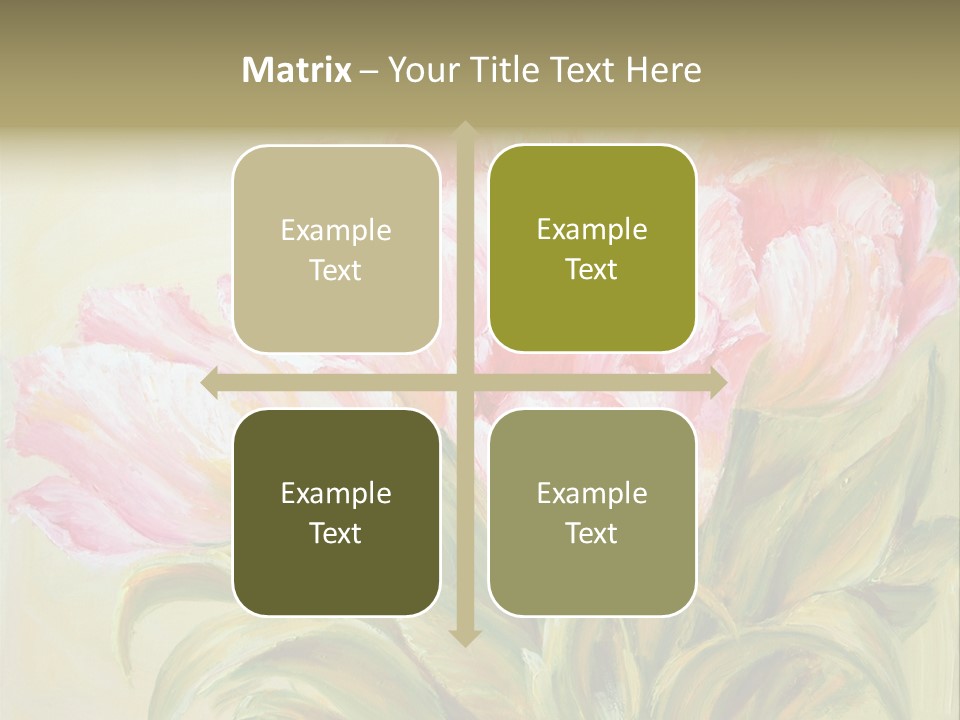 Illustration Paint Nobody PowerPoint Template