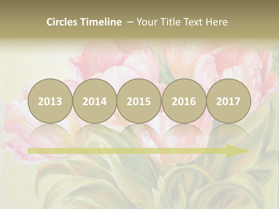 Illustration Paint Nobody PowerPoint Template