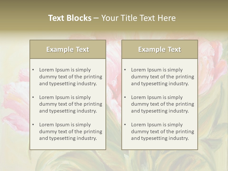 Illustration Paint Nobody PowerPoint Template