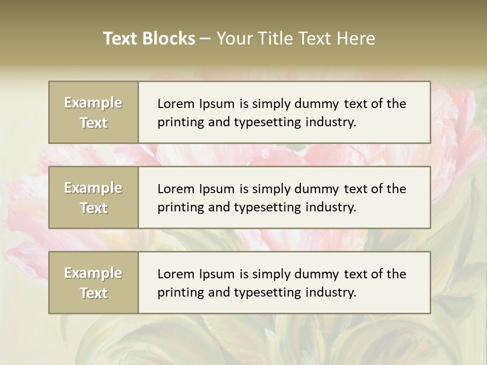 Illustration Paint Nobody PowerPoint Template