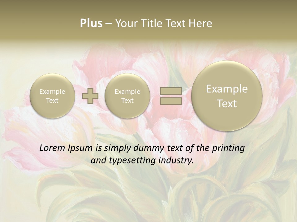 Illustration Paint Nobody PowerPoint Template