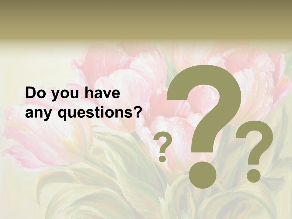 Illustration Paint Nobody PowerPoint Template