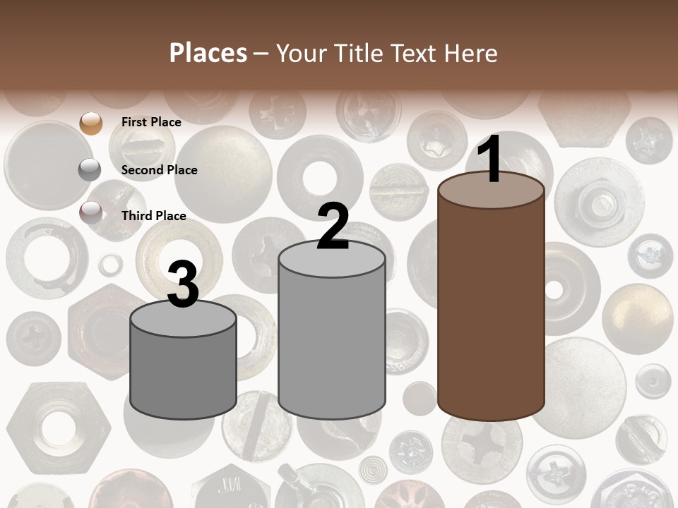 Bolt Design Cogwheel PowerPoint Template