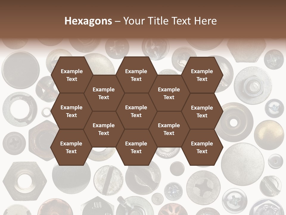 Bolt Design Cogwheel PowerPoint Template