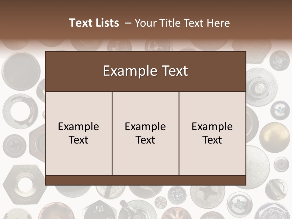 Bolt Design Cogwheel PowerPoint Template