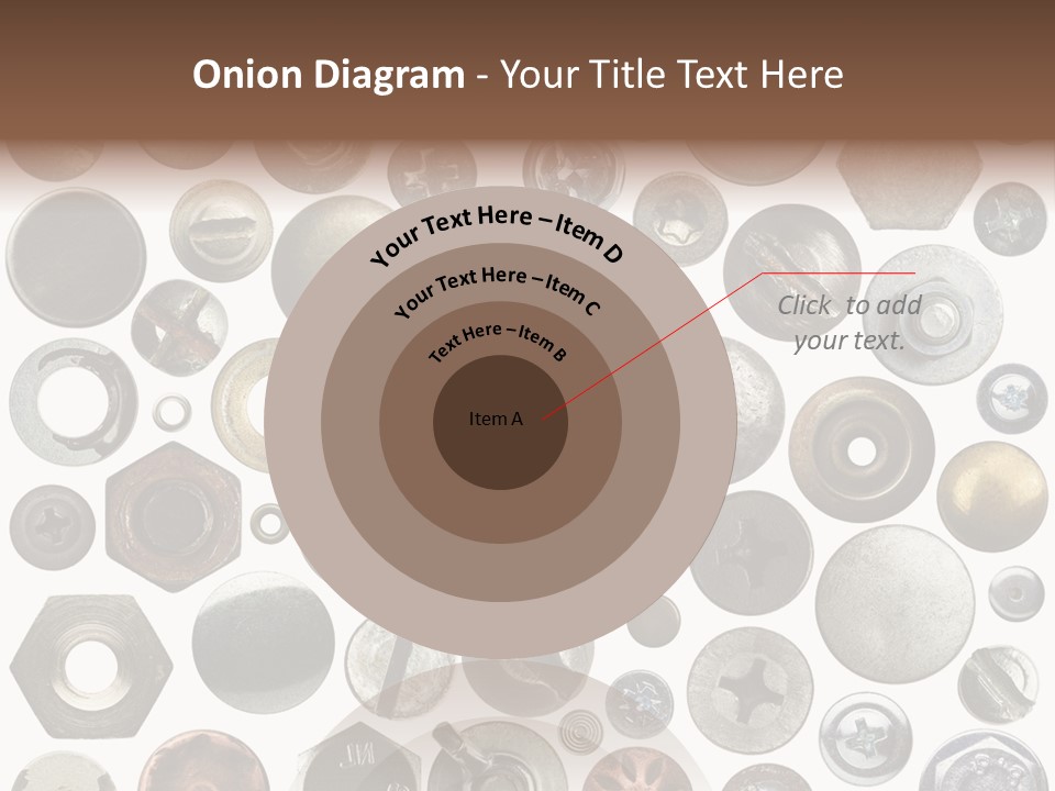 Bolt Design Cogwheel PowerPoint Template