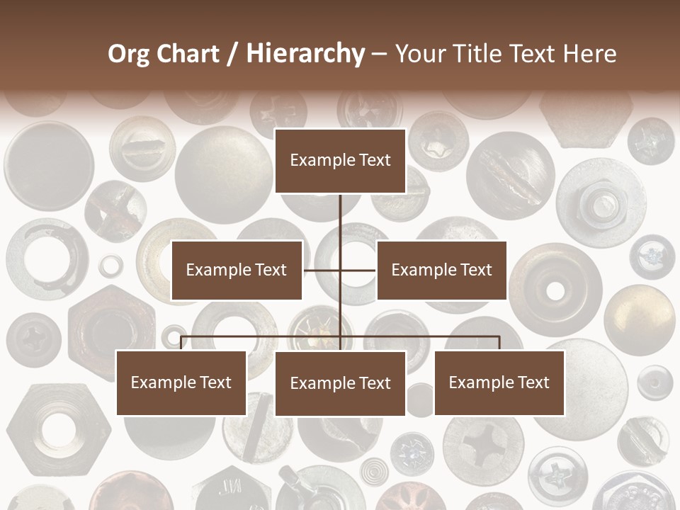 Bolt Design Cogwheel PowerPoint Template