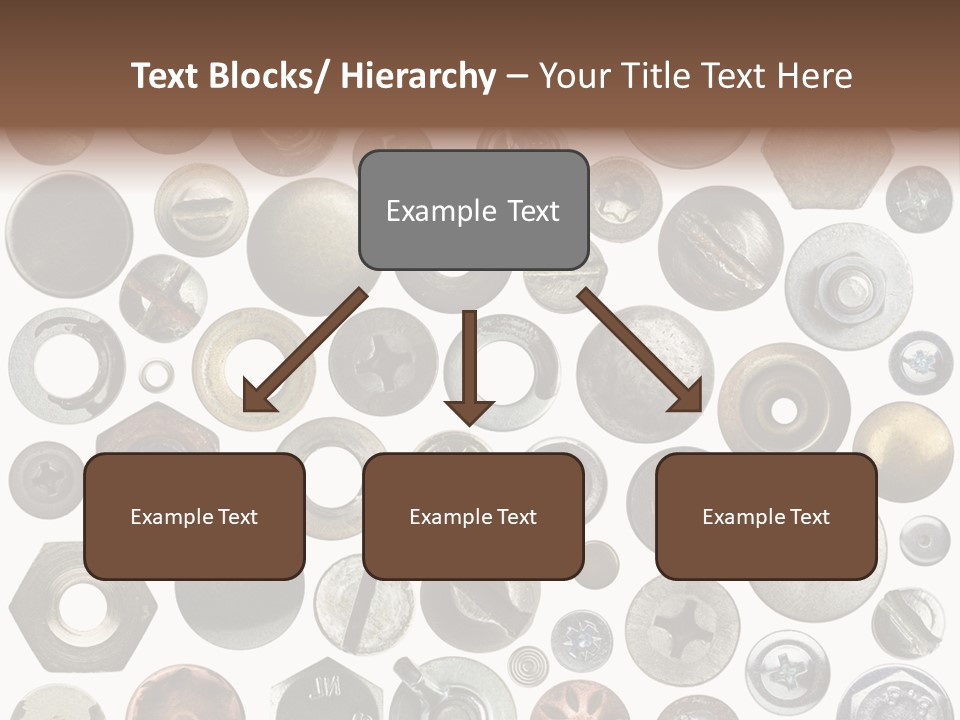 Bolt Design Cogwheel PowerPoint Template