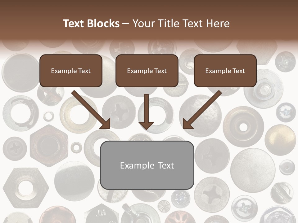 Bolt Design Cogwheel PowerPoint Template