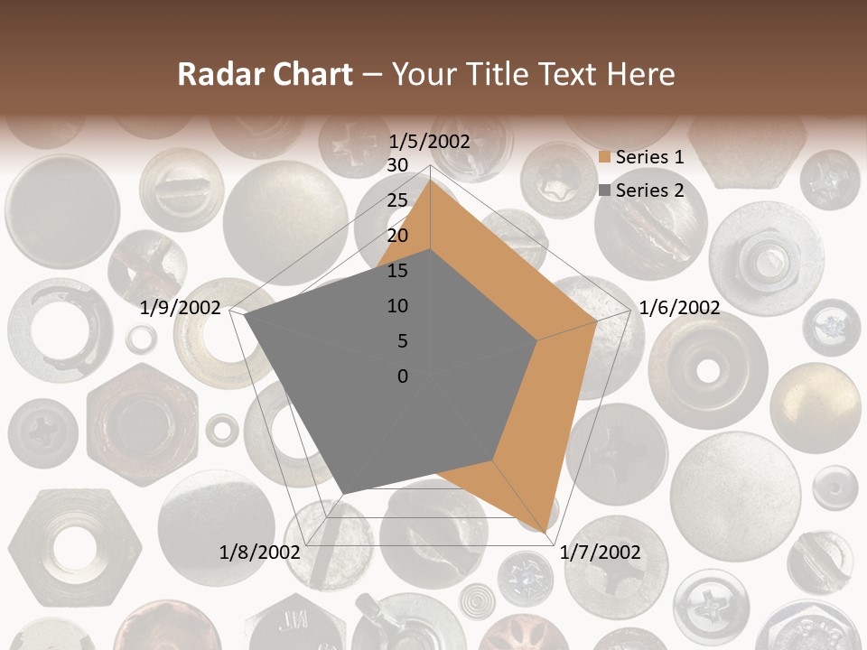 Bolt Design Cogwheel PowerPoint Template