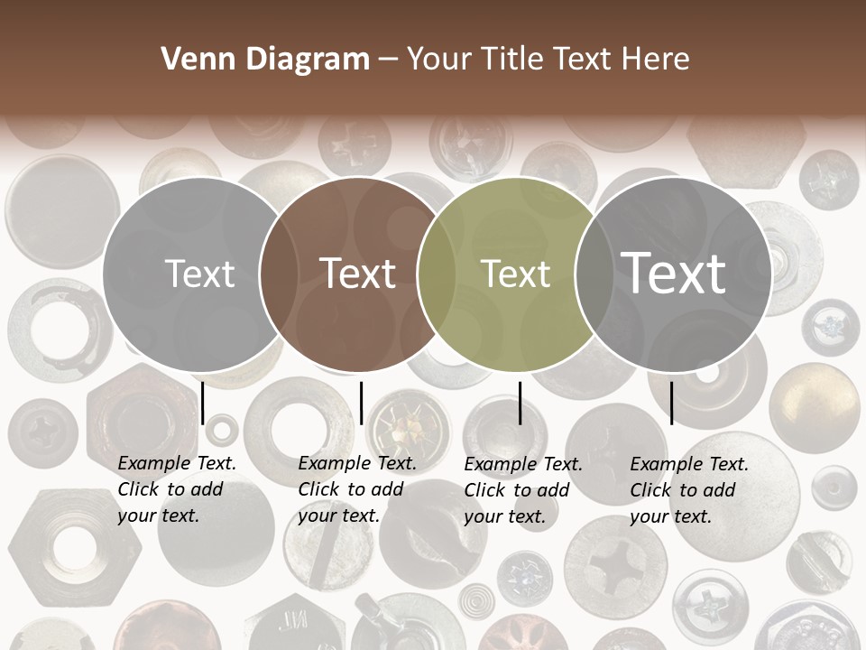 Bolt Design Cogwheel PowerPoint Template