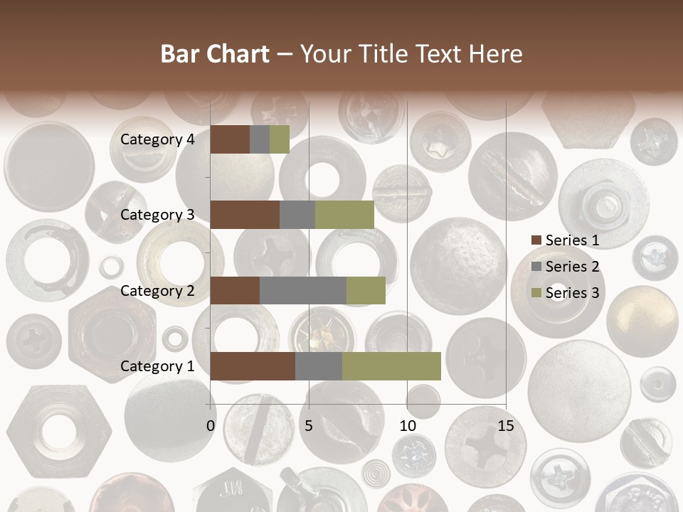 Bolt Design Cogwheel PowerPoint Template