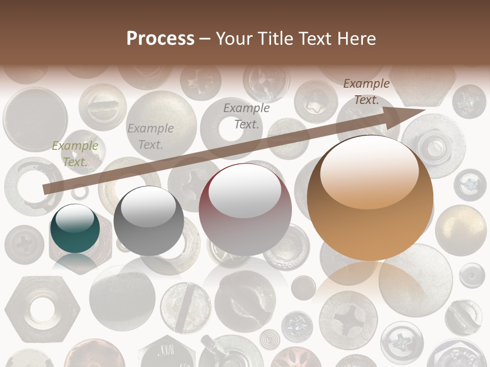 Bolt Design Cogwheel PowerPoint Template