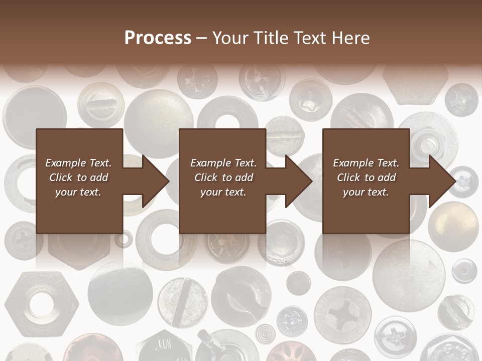Bolt Design Cogwheel PowerPoint Template