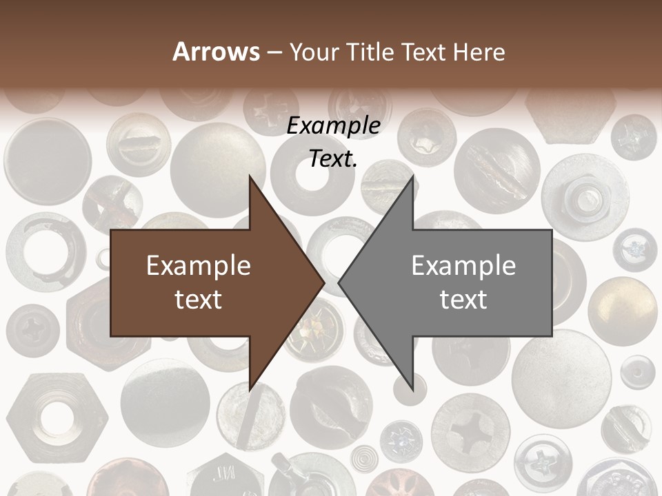 Bolt Design Cogwheel PowerPoint Template