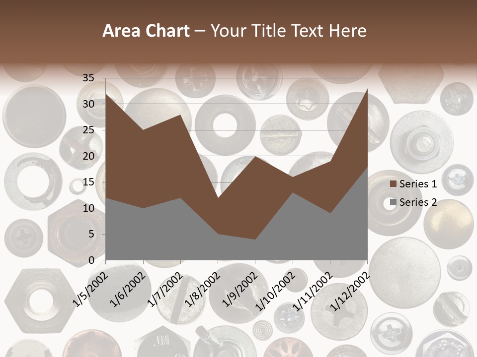 Bolt Design Cogwheel PowerPoint Template