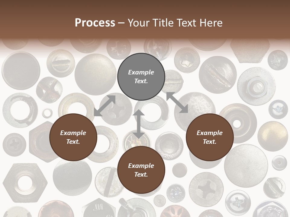 Bolt Design Cogwheel PowerPoint Template