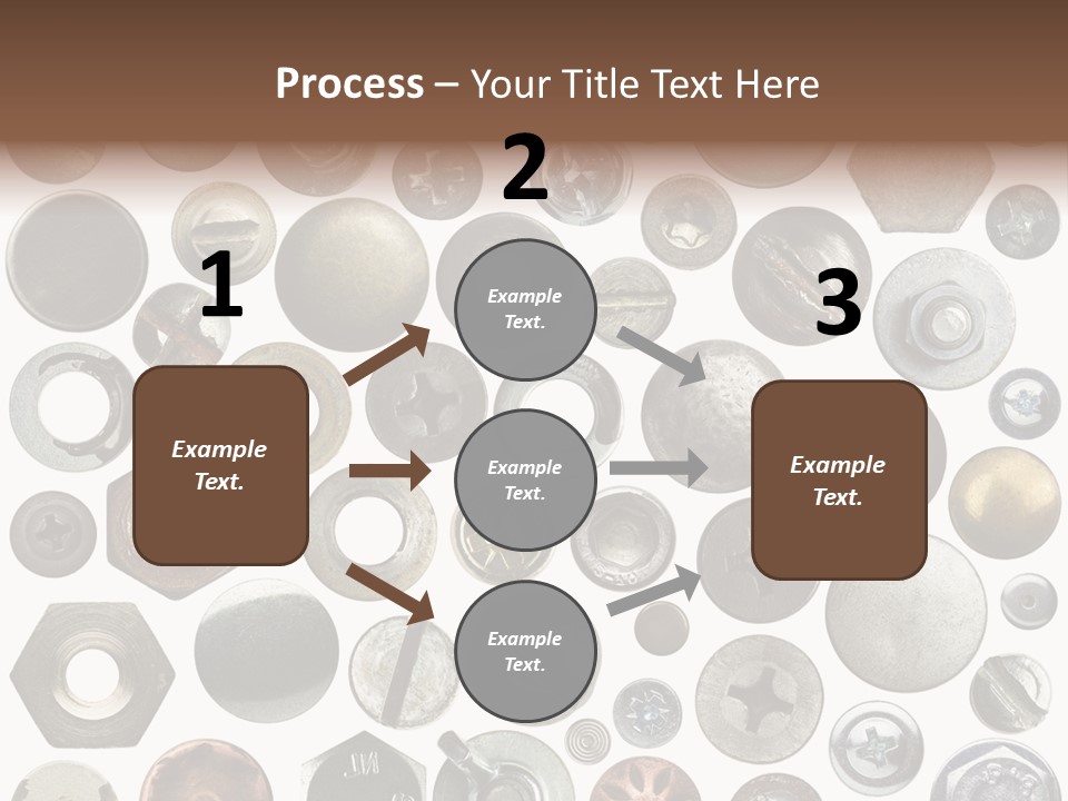 Bolt Design Cogwheel PowerPoint Template