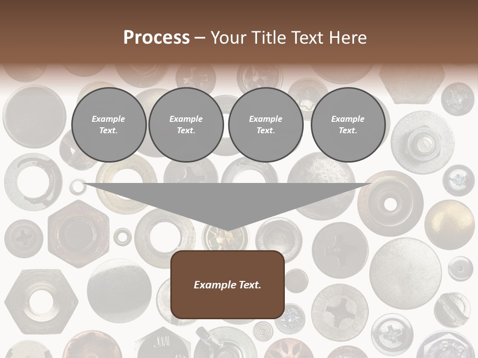 Bolt Design Cogwheel PowerPoint Template