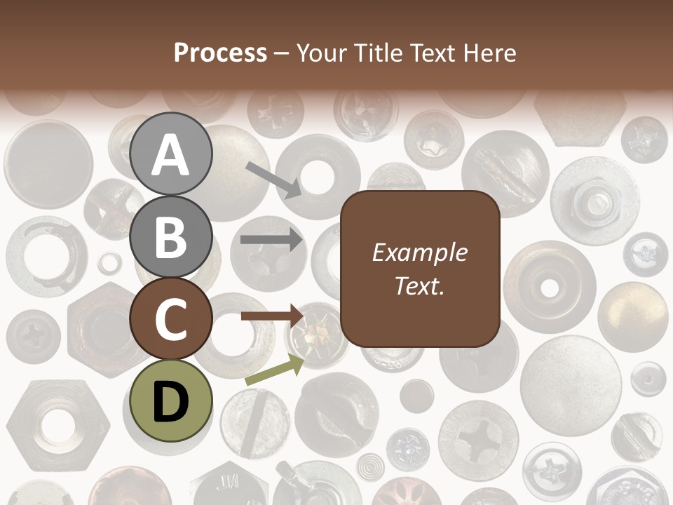 Bolt Design Cogwheel PowerPoint Template