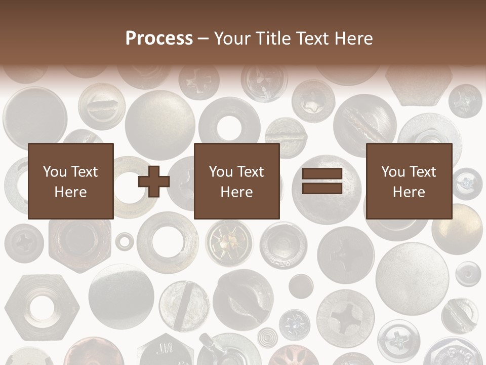 Bolt Design Cogwheel PowerPoint Template