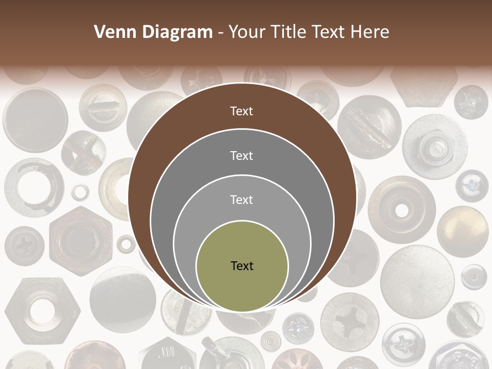 Bolt Design Cogwheel PowerPoint Template