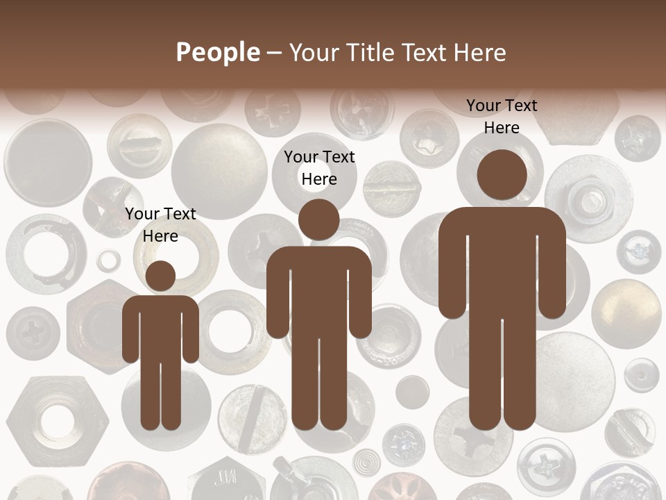 Bolt Design Cogwheel PowerPoint Template