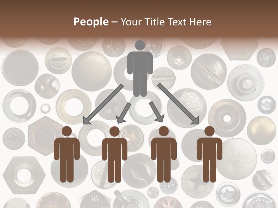 Bolt Design Cogwheel PowerPoint Template