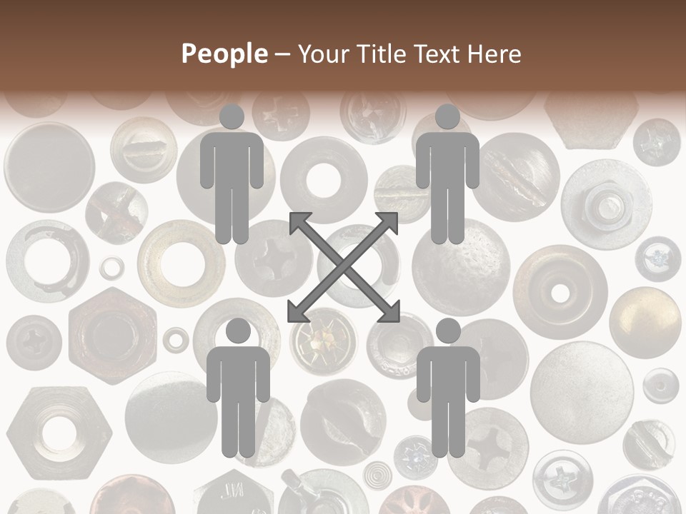 Bolt Design Cogwheel PowerPoint Template