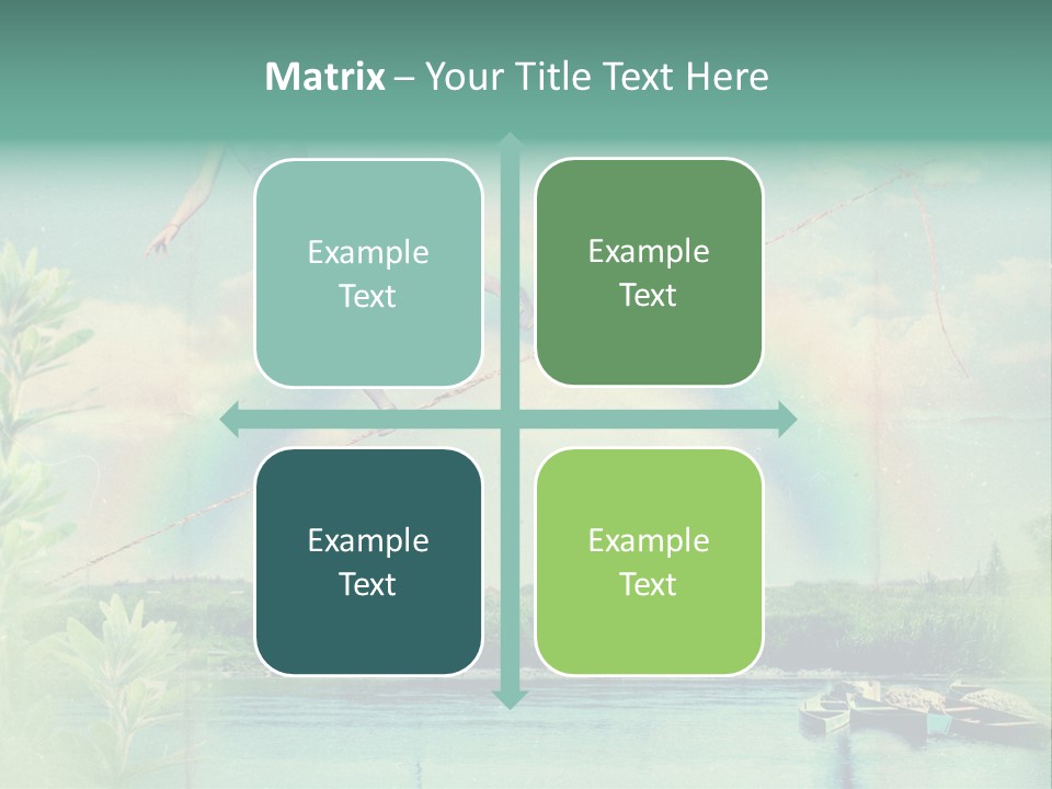 Moisture Cloudscape Clear PowerPoint Template